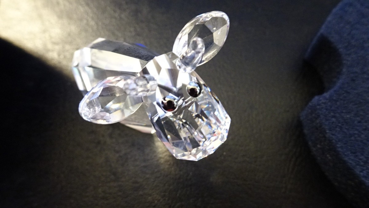 Swarovski Crystal Retired Lovlots Missy Mo Cow Figurine 843546 | eBay