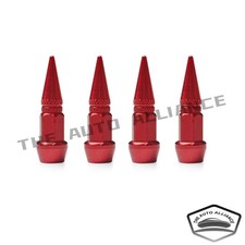4pcs Spike Bullet Valve Stem Caps Cover Tire Wheel Metal Aluminum Pointed 4pcs Spike Bullet Valve Stem Caps Cover Tire Wheel Metal Aluminum Pointed