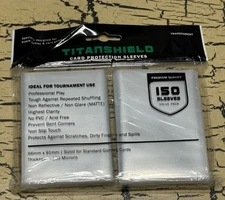 150 Clear Card Sleeves for MTG Magic Pokemon Lorcana Trading Cards 66x91mm NEW