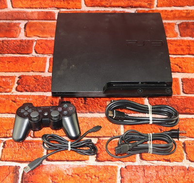 Sony PlayStation 3 PS3 Slim Console 160GB CECH-3001A Bundle WORKING