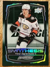 2023-24 Upper Deck Engrained Synthesis Trevor Zegras #S-15 Green