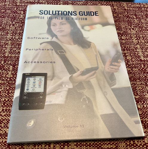 VINTAGE 2000 Palm OS Platform Solutions Guide Volume 13 Handbook RARE