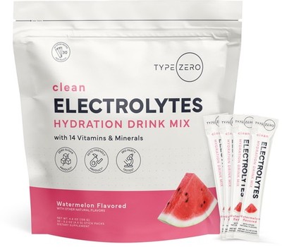 Type Zero Sugar Free Electrolytes Powder Packets + 4.8 Ounce (Pack of 1) 