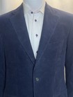 HOUSE OF CARRINGTON Men’s Blue 100% Cotton 3-Button Corduroy Sportcoat SZ 42R — photo 6