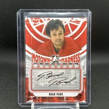 12/13 IN THE GAME MOTOWN MADNESS BRAD PARK SHORT PRINT AUTOGRAPH 