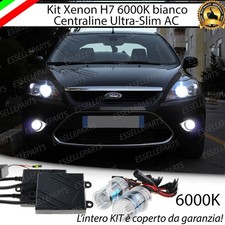 KIT XENON SLIM XENO H7 AC 6000K 35W PER FORD FOCUS MK2 RESTYLING 100% NO AVARIA