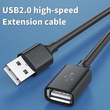 USB 2.0 Verlängerung Verlängerungskabel Kabel Typ A Stecker auf Buchse HIGH SPEED