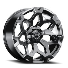 22x10 Torque Wheels Tw423c Stance Gloss Gunmetal Milled Wheel 6x5.5 -18mm