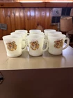 Vintage Fire King Esso Exxon Tony the Tiger Mug Anchor Hocking Milk Glass Lot 9