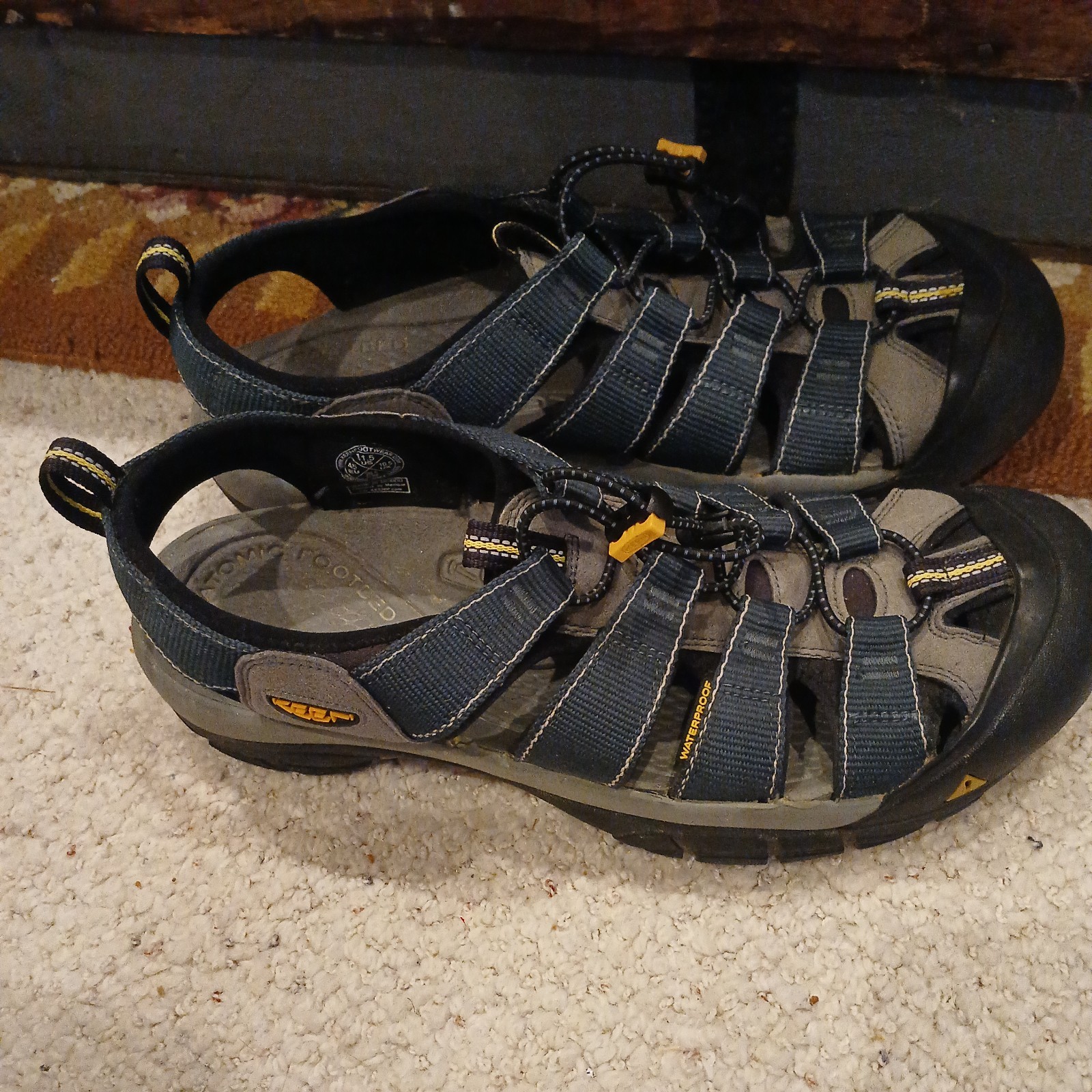 Scarpe sandali sportivi Keen Newport H2 impermeabili escursionismo blu uomo taglia 11 5