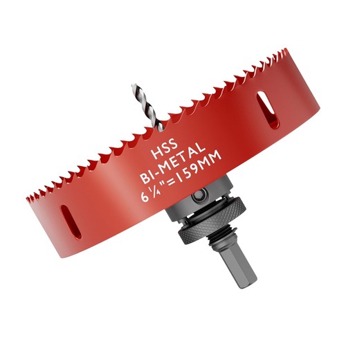 Sega A Tazza Bimetallica M42 HSS Da 105 Mm, Per Ferro, Alluminio, Legno - Foto 3