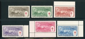 HAITI MNH Selections: Scott #CB3-CB8 Sanatorium TB Malaria Air Post CV$66+