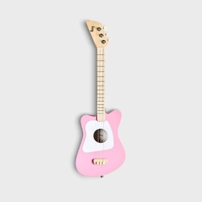 Loog Mini Left Handed Acoustic Guitar 3-String Kids Guitar w/ Learning Cards