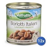 12X Multipack Valfrutta Borlotti-Bohnen 400 G