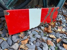 Ground / Distant Railway Shunting signal Arm - Enamel - BR British Rail Diesel