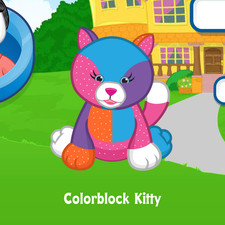 Webkinz Colorblock Kitty Virtual PET Adoption Code Only Messaged Webkinz Cat Pet