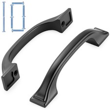 10 Pack 3 in Matte Black Cabinet Pulls, Black Drawer Handles 1958