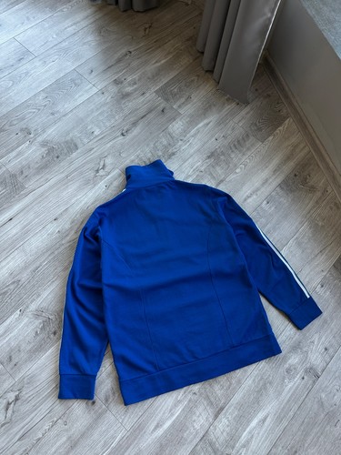 Adidas Vintage Años 70-80 Azul Logo Raro Hombre Chaqueta de Pista Talla: 8 - Imagen 2 de 8