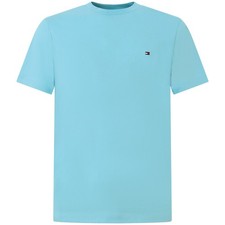 TOMMY HILFIGER - T-shirt verde acqua per uomo