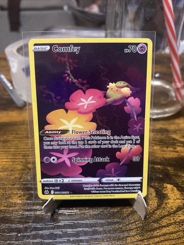 Comfey GG14/GG70 NM Pokemon Crown Zenith Galarian Gallery Comfy #14 Holo TCG