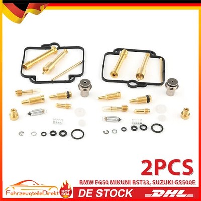 2x Vergaser Reparaturset für Suzuki GS500 MIKUNI BST33 GS 500 E/EU 2er-Set
