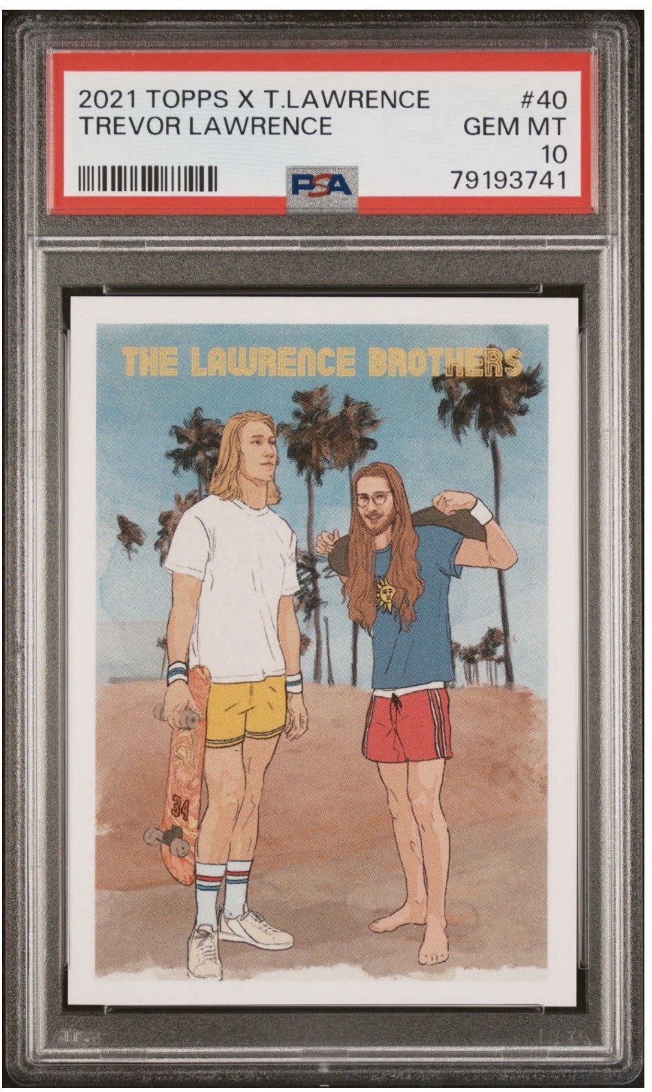 Trevor Lawrence Topps X Trevor Lawrence #40 Base