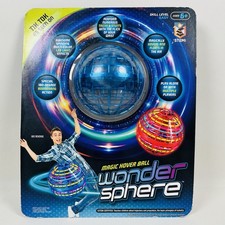 Wonder Sphere Magic Hover Ball Blue STEM Tricks USB LED 6 - NEW SEALED Tik Tok