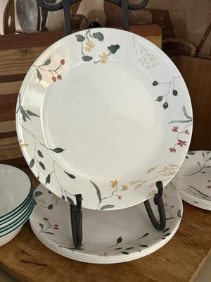 Corelle Vitrelle 18 Piece Glass Dinnerware Sets Service for 6, Triple Layer Chip