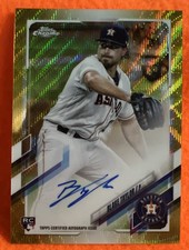 BLAKE TAYLOR 2021 TOPPS CHROME GOLD WAVE ROOKIE AUTO /50 #RA-BT ROOKIE ASTROS