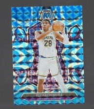 2023-24 Panini Mosaic Mosaic Reactive Blue #98 Rui Hachimura Los Angeles Lakers