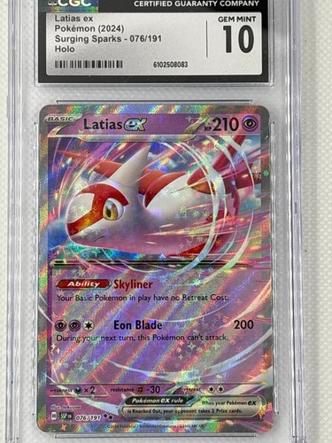 Latias ex graded CGC 10 for sale on eBay