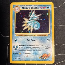 WOTC Misty's Seadra 9/132 Gym Heroes Holo Rare 2000 English 70 HP Unlimited on eBay