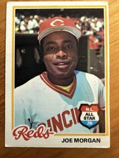 1978 Topps - Joe Morgan #300 Cincinnati Reds Vintage Baseball Card All Star