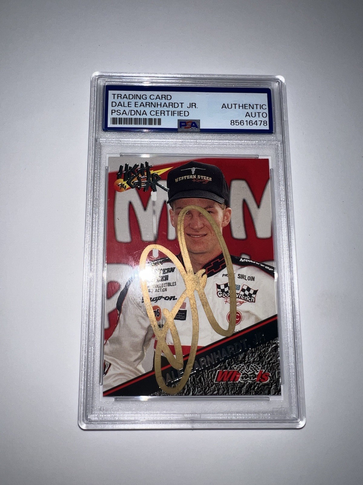 Dale Earnhardt Jr autographed 1994 Wheels High Hear signed RC #183 - PSA / DNA