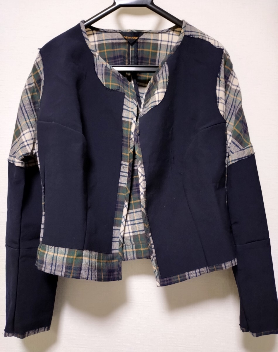 COMME des GARCONS bonding patchwork jacket bolero… - image 2