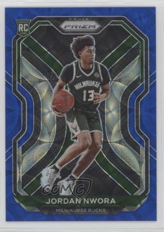 2020-21 Panini Prizm Choice Blue Prizm 18/49 Jordan Nwora #273 Rookie RC 0s5s