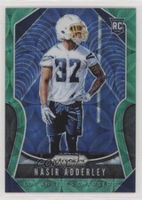 2019 Panini Prizm Rookies Green Scope Prizm 44/75 Nasir Adderley #382 0d6s