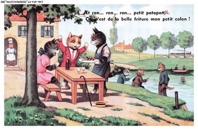 CAR-AFAP7-0352 -KATZE - Und Rum - Rum - Petit Patapon - Ca c'est de la bel