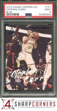 2019 PANINI CHRONICLES BLUE #151 STEPHEN CURRY #/99 POP 3 PSA 9
