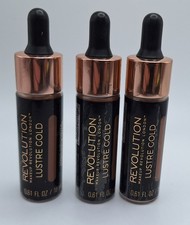 New Lot of 3 Revolution Lustre Gold Liquid Hi...