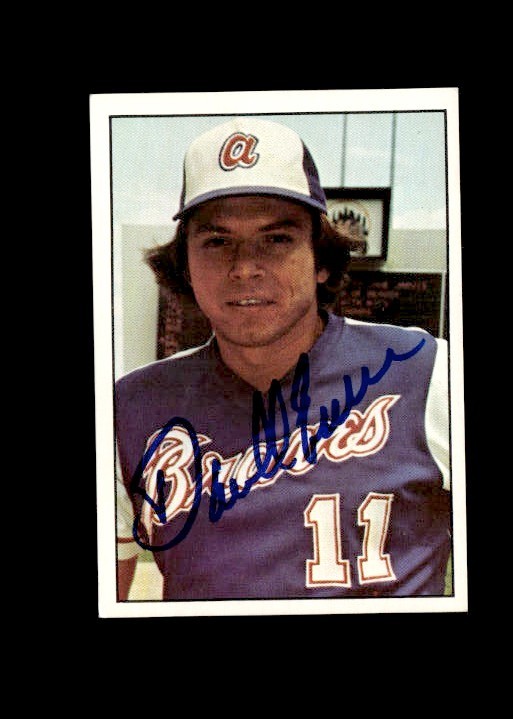 Darrell Evans 1975 SSPC Braves authentic autographed card