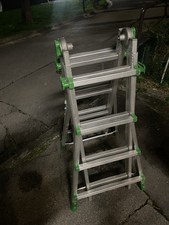 FACAL EUROBRIKO16 4m Scala Universale Europea Tutta in Alluminio - Argento...