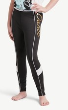 Justice Girls Dance Leggins Gymnastic High Waisted Black Multi-Size