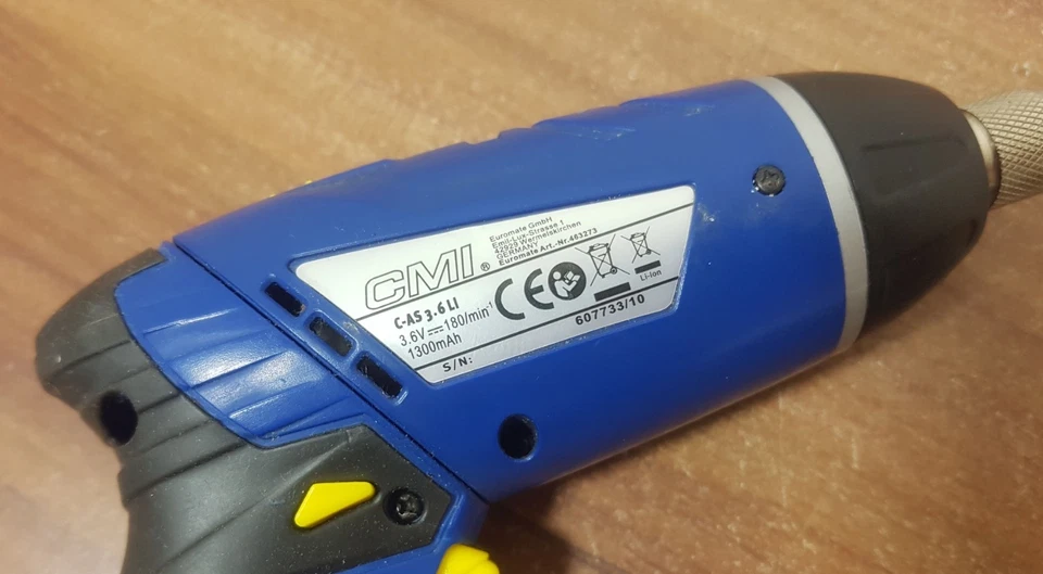 Mini Bit Akku Schrauber CMI 3,6V 180 U/min C-AS 3.6 LI von Euromate GmbH - Bild 3 von 4