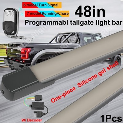 48'' LED Tailgate Light Bar 4-Color 6-Function Rear Strip Chase Turn Brake Truck
