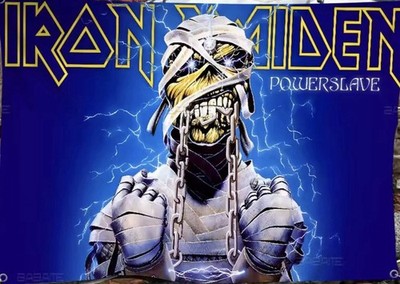 Iron Maiden Powerslave 19 x 27 Flag Wall Banner with Grommets