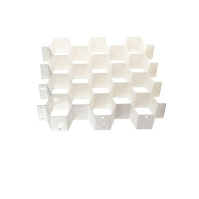 8pcs DIY Honeycomb Closet Organizer Drawer Dividers Plastic Partition Cabinet...