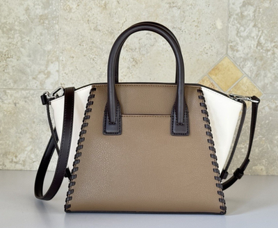 ロン・ミラー ゴルフャディバッグ USED Michael Kors Avril Small Satchel Shoulder Crossbody Bag Braided