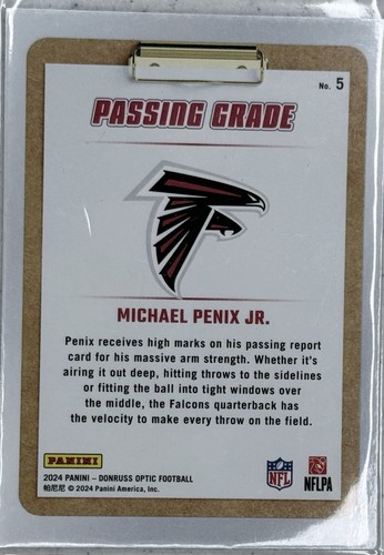 Michael Penix Junior 2024 Rookie 8 Card Lot - Picture 13 of 17