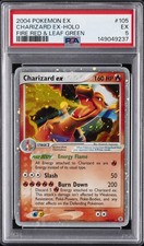 Pokemon Charizard EX Holo Fire Red & Leaf Green 105 PSA 5